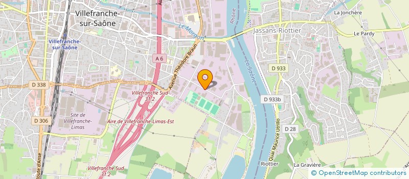 localisation de l'entreprise OCP IMMO  VILLEFRANCHE-SUR-SAONE