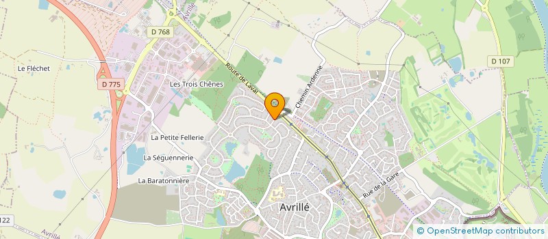 localisation de l'entreprise OCPI  AVRILLE