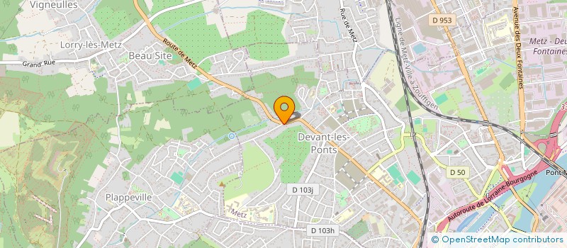 localisation de l'entreprise OCPM  METZ