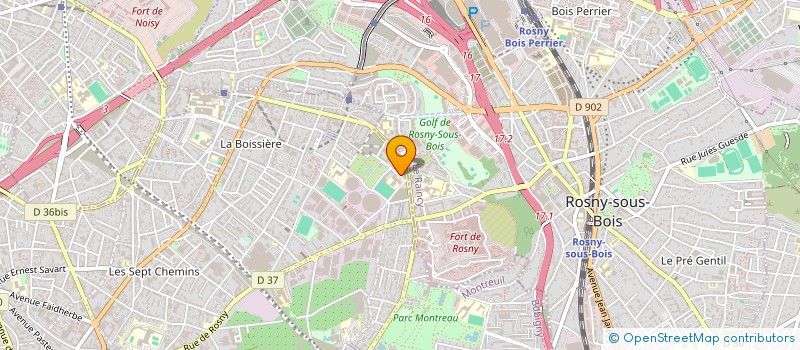 localisation de l'entreprise OCPMG à MONTREUIL