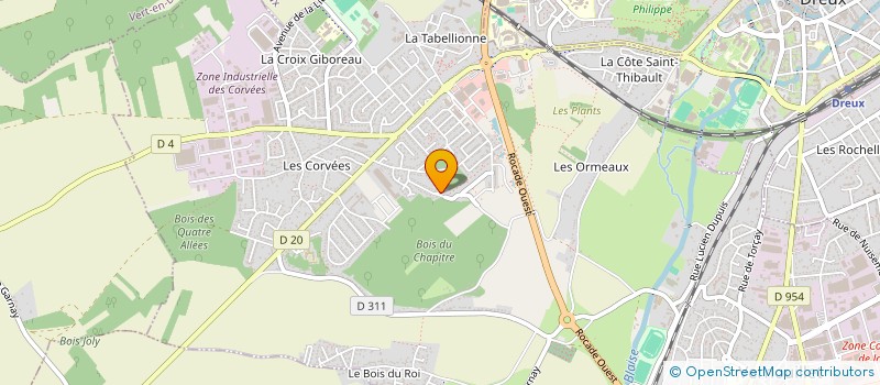 localisation de l'entreprise OCPS à VERNOUILLET