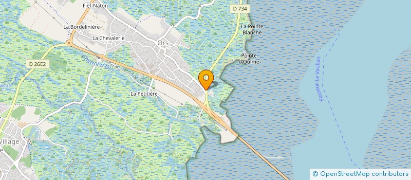 localisation de l'entreprise OCQUETEAU SA à LE CHATEAU D'OLERON