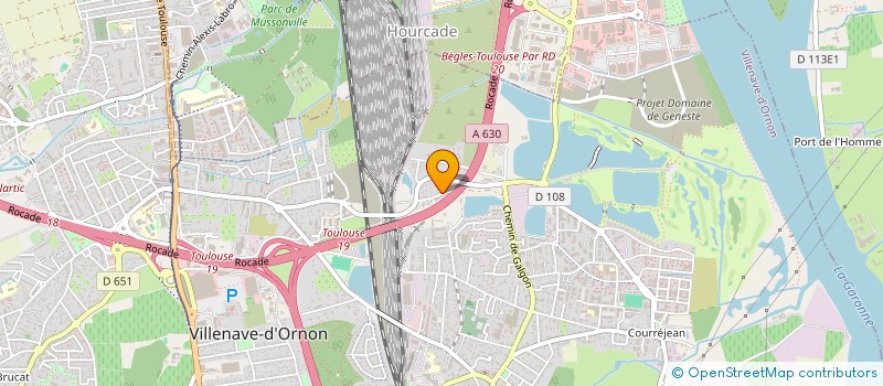 localisation de l'entreprise OCR 33  VILLENAVE-D'ORNON