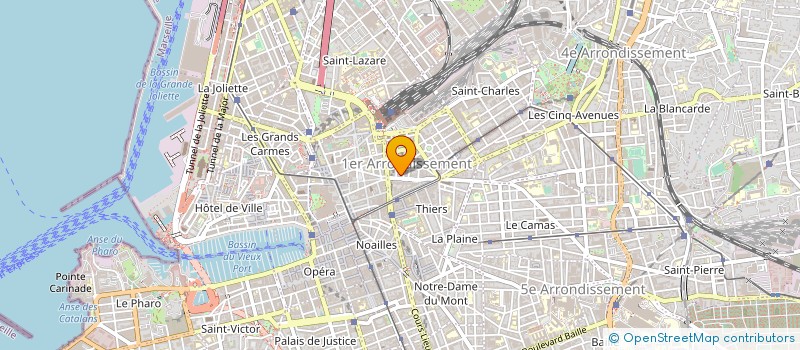 localisation de l'entreprise OCRDB OPERA DANY BARRAUD à MARSEILLE
