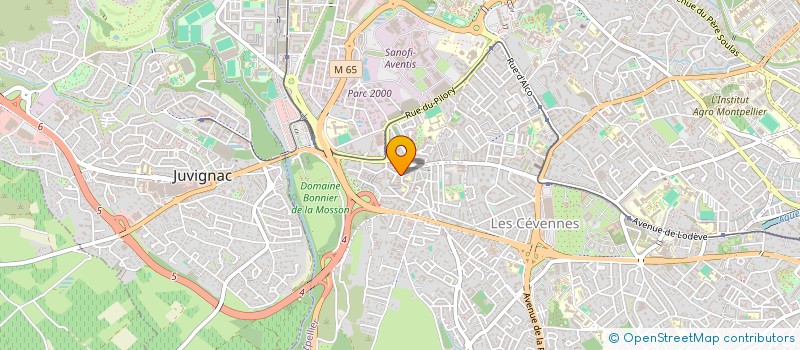 localisation de l'entreprise OCRE à MONTPELLIER