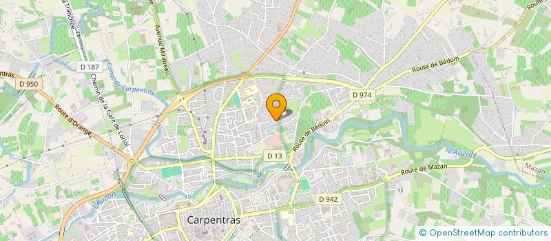 localisation de l'entreprise OCRE ET CYAN  CARPENTRAS