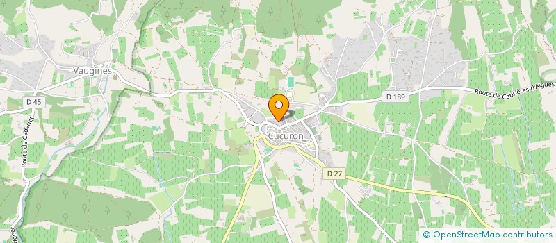 localisation de l'entreprise OCRE JAUNE à CUCURON