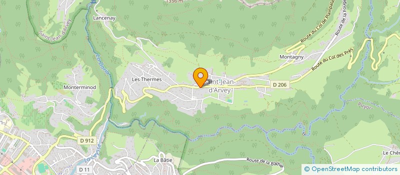 localisation de l'entreprise OCRE JAUNE  SAINT-JEAN-D'ARVEY