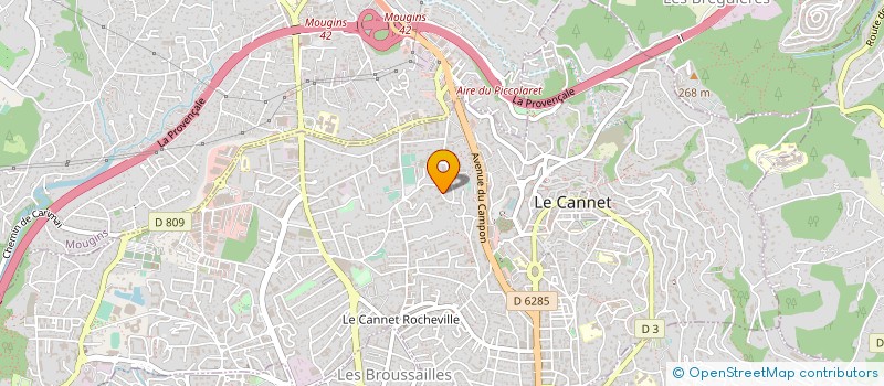 localisation de l'entreprise OCRE SUD à LE CANNET