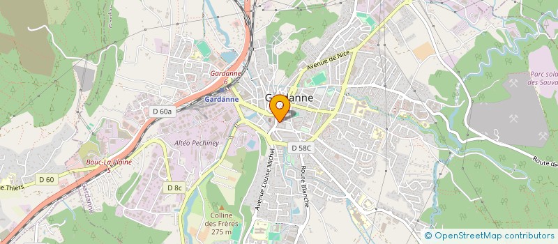localisation de l'entreprise OCREA à GARDANNE