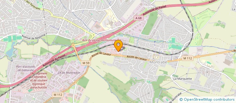 localisation de l'entreprise OCRI  MONTRABE