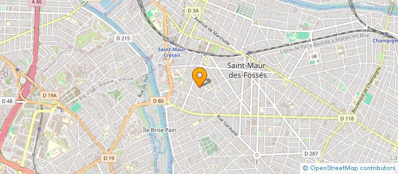 localisation de l'entreprise OCRIDALO à SAINT-MAUR-DES-FOSSES