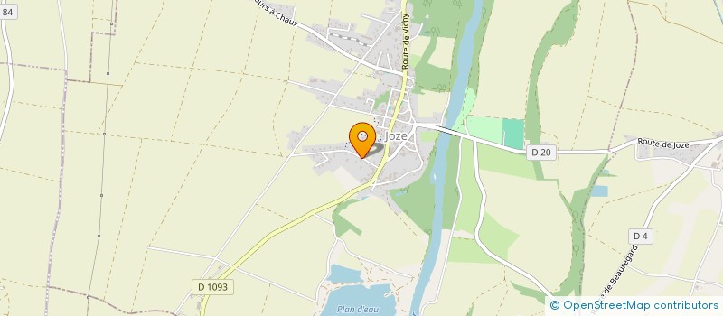 localisation de l'entreprise OCS à JOZE