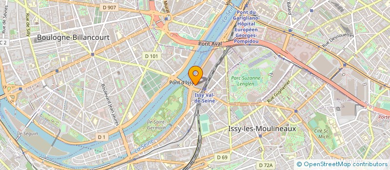 localisation de l'entreprise OCS à ISSY-LES-MOULINEAUX