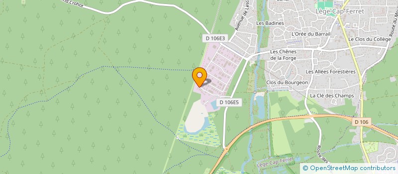 localisation de l'entreprise OCS  LEGE-CAP-FERRET