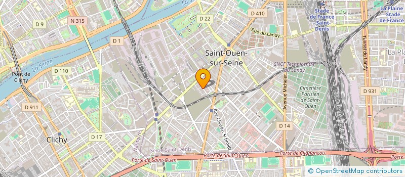 localisation de l'entreprise OCS FRANCE à SAINT-OUEN-SUR-SEINE