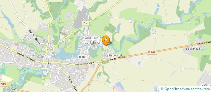 localisation de l'entreprise OCSAMARO  TALMONT-SAINT-HILAIRE