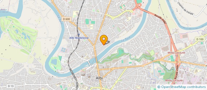 localisation de l'entreprise OCSI ENTREPRISE à ALBI