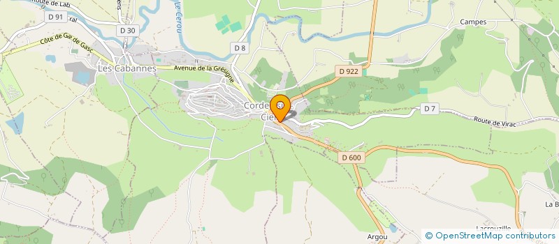localisation de l'entreprise OCSIMIZE à CORDES-SUR-CIEL