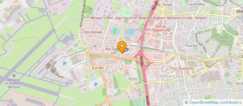 localisation de l'entreprise OCSO à MERIGNAC