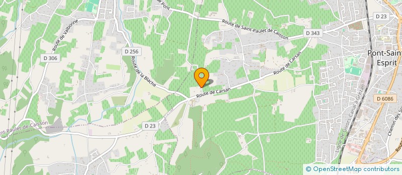 localisation de l'entreprise OCSSI  PONT-SAINT-ESPRIT