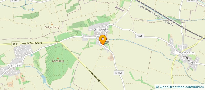 localisation de l'entreprise OCT8PUS  BERSTETT