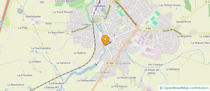 localisation de l'entreprise OCTA 49  CHEMILLE-EN-ANJOU