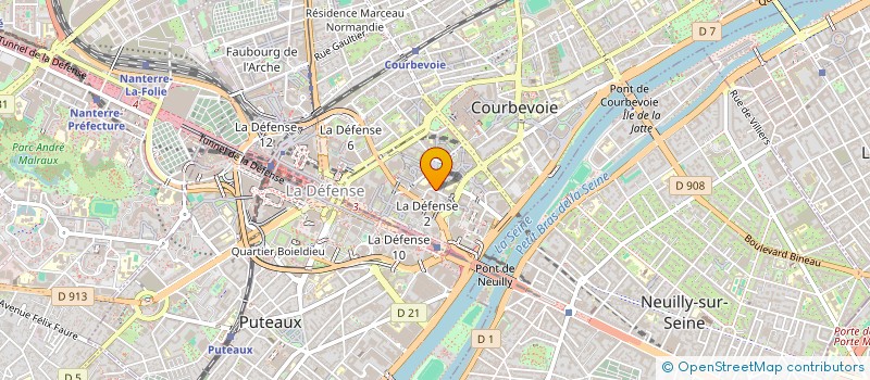 localisation de l'entreprise OCTAMAT à COURBEVOIE