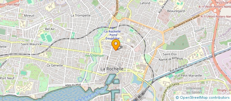 localisation de l'entreprise OCTANT à LA ROCHELLE