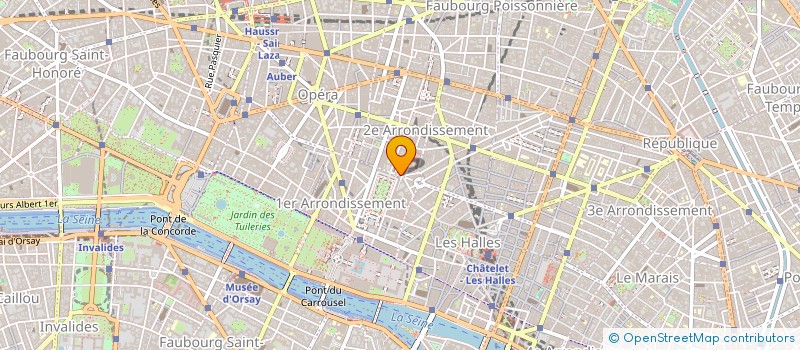 localisation de l'entreprise OCTANT SPECTACLES à PARIS