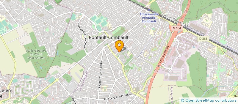localisation de l'entreprise OCTASOFT CONSULTING à PONTAULT-COMBAULT