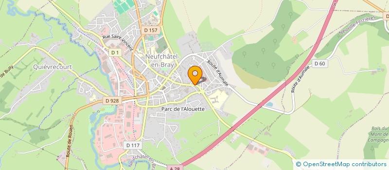 localisation de l'entreprise OCTAU-FLEURS à NEUFCHATEL-EN-BRAY