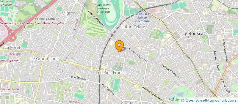 localisation de l'entreprise OCTAV'  BORDEAUX