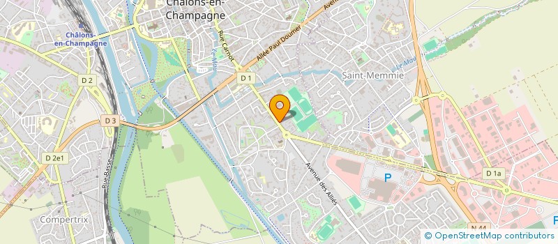 localisation de l'entreprise OCTAVDENT  CHALONS-EN-CHAMPAGNE
