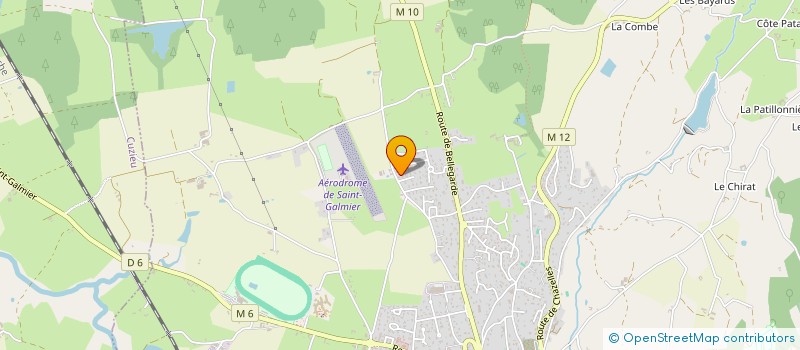 localisation de l'entreprise OCTAVE 07  SAINT-GALMIER