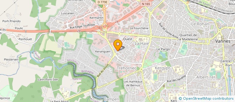 localisation de l'entreprise OCTAVE à VANNES