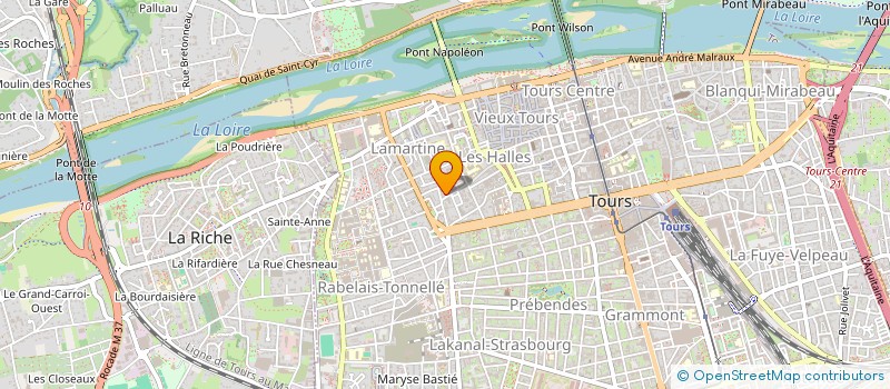 localisation de l'entreprise OCTAVE  TOURS