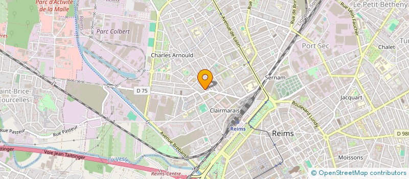 localisation de l'entreprise OCTAVE FINANCE  REIMS