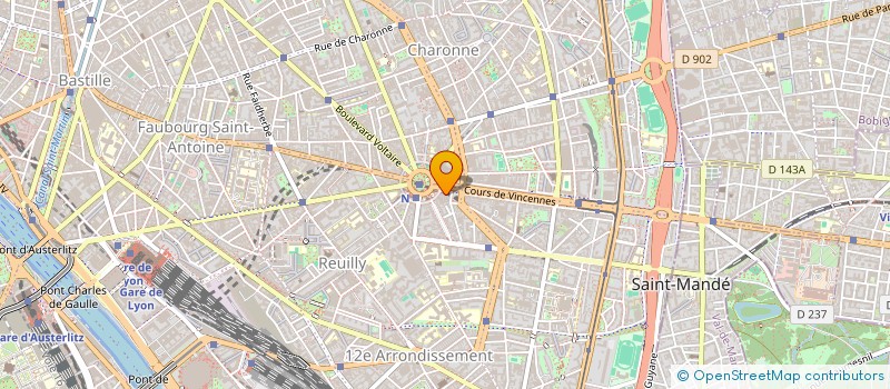 localisation de l'entreprise OCTAVE STE  PARIS