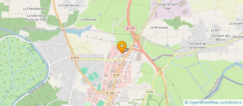 localisation de l'entreprise OCTAVIA  REDON