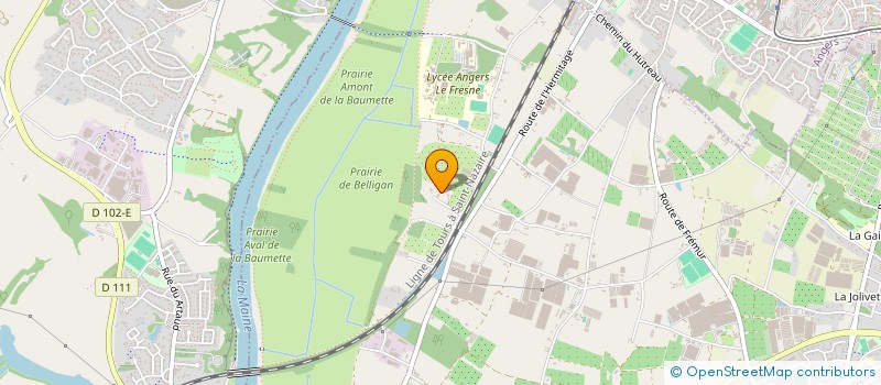 localisation de l'entreprise OCTAVIE à ANGERS