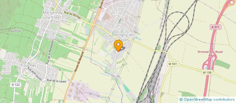 localisation de l'entreprise OCTAVIE  PERRIGNY-LES-DIJON