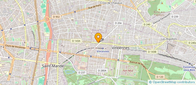 localisation de l'entreprise OCTAVIE à VINCENNES