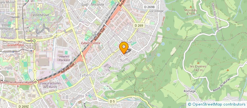 localisation de l'entreprise OCTAVOX STUDIO à POISAT