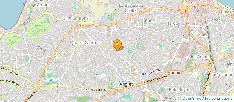 localisation de l'entreprise OCTAVUS  ANGLET