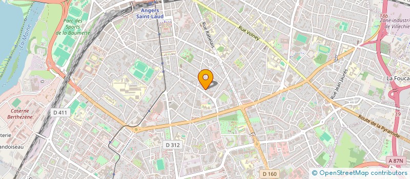 localisation de l'entreprise OCTAVUS à ANGERS