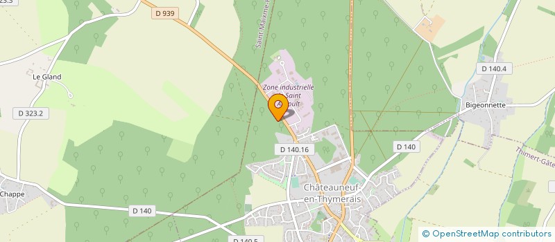 localisation de l'entreprise OCTE LIFT à CHATEAUNEUF-EN-THYMERAIS