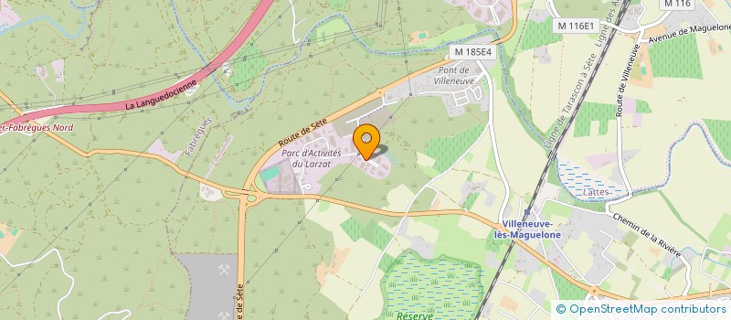 localisation de l'entreprise OCTELO  VILLENEUVE-LES-MAGUELONE