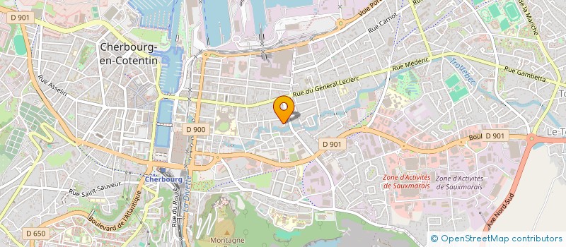 localisation de l'entreprise OCTEVILLE MINIATURES CREATION  CHERBOURG-EN-COTENTIN