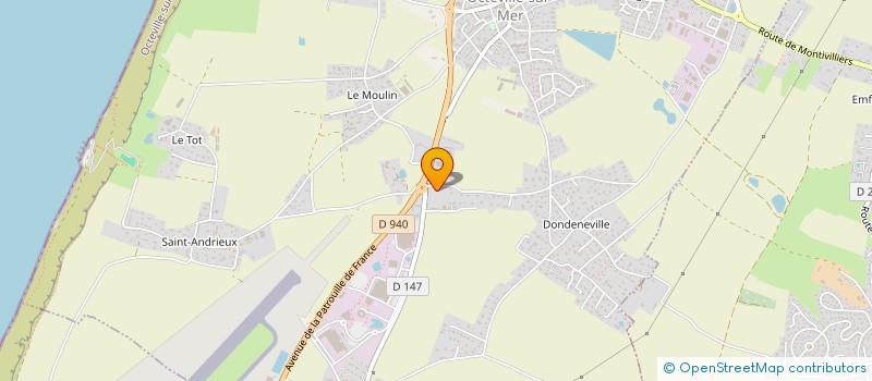 localisation de l'entreprise OCTEVILLE SUR MER POUR LE TELETHON  OCTEVILLE-SUR-MER